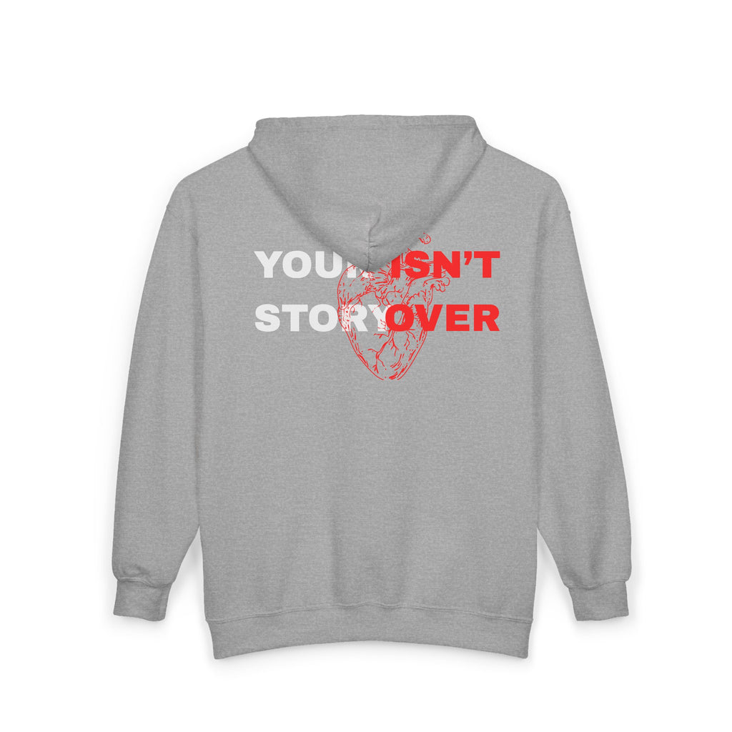 the company motto zip-up hoodie