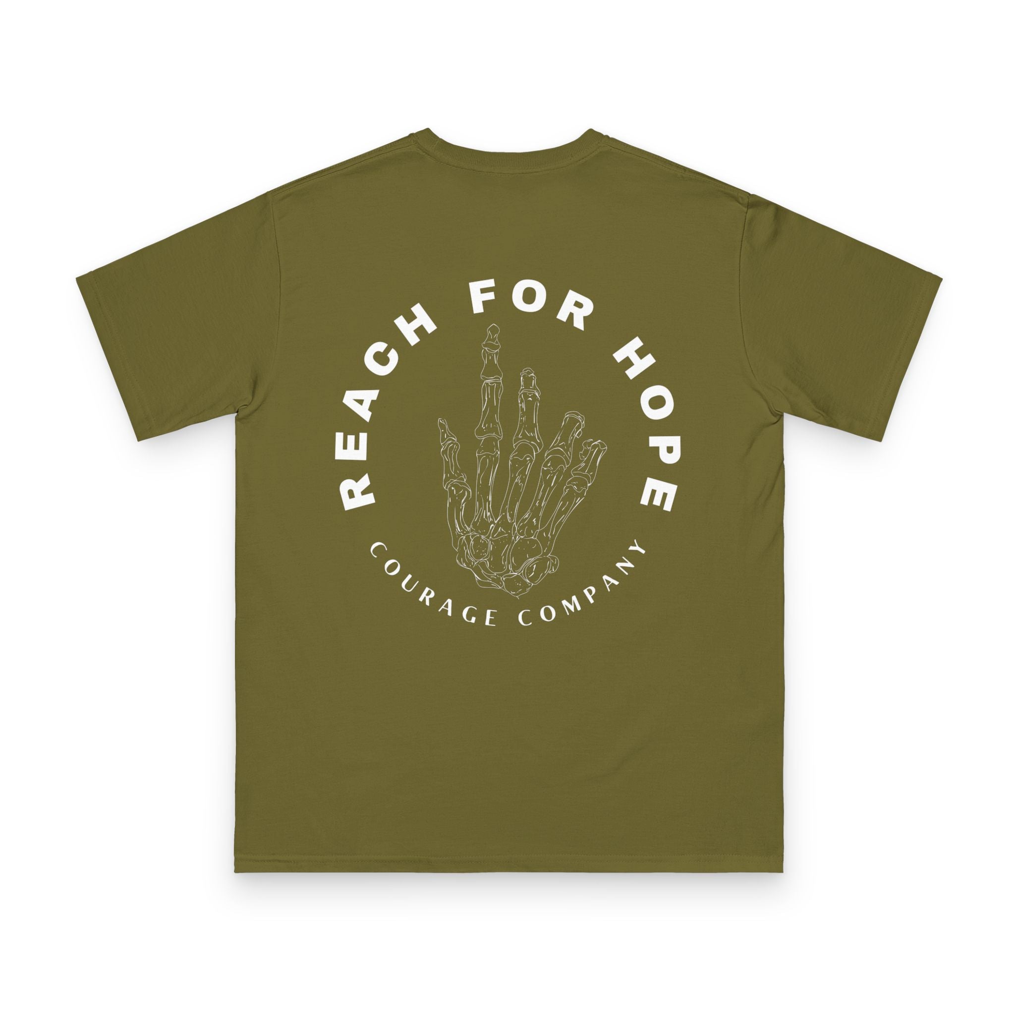 reach for hope, organic cotton