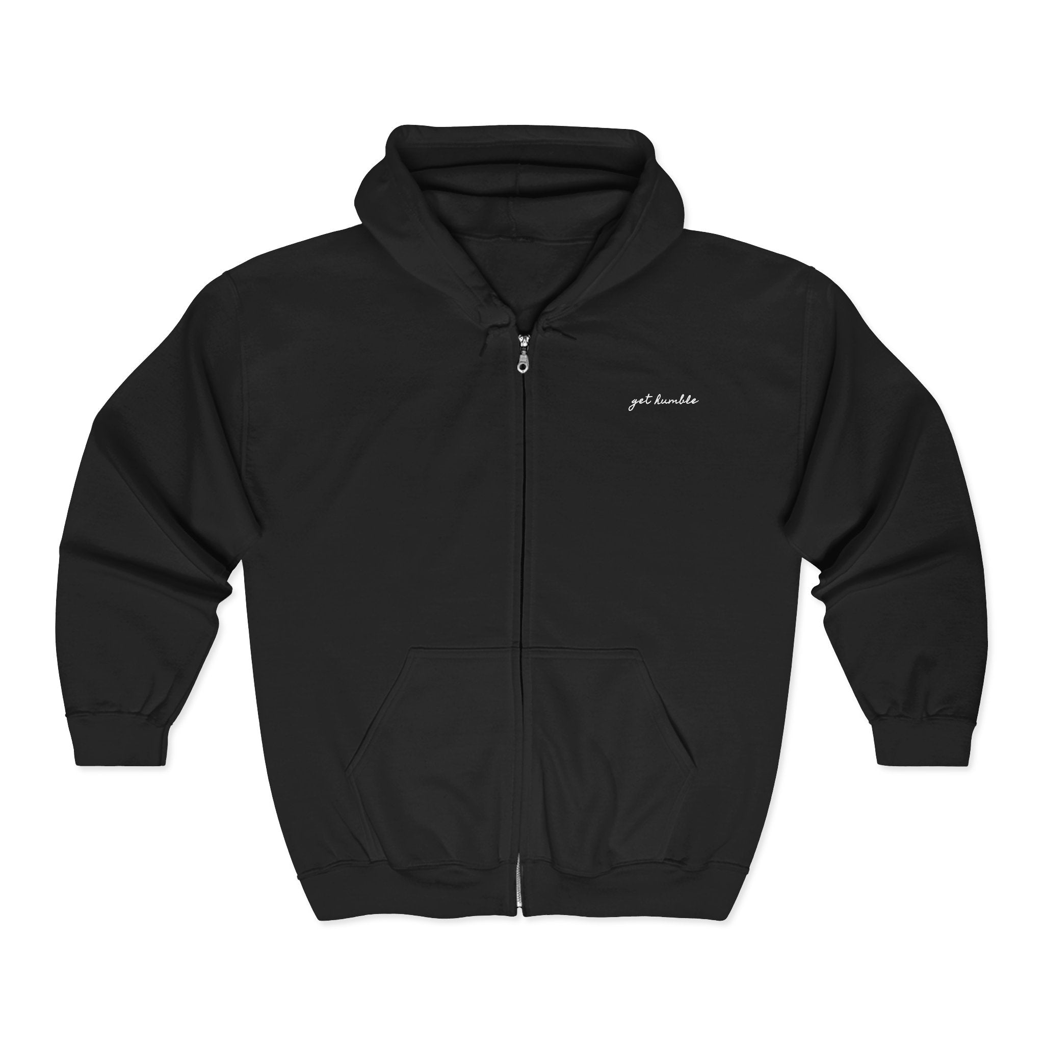 the get humble zip-up hoodie