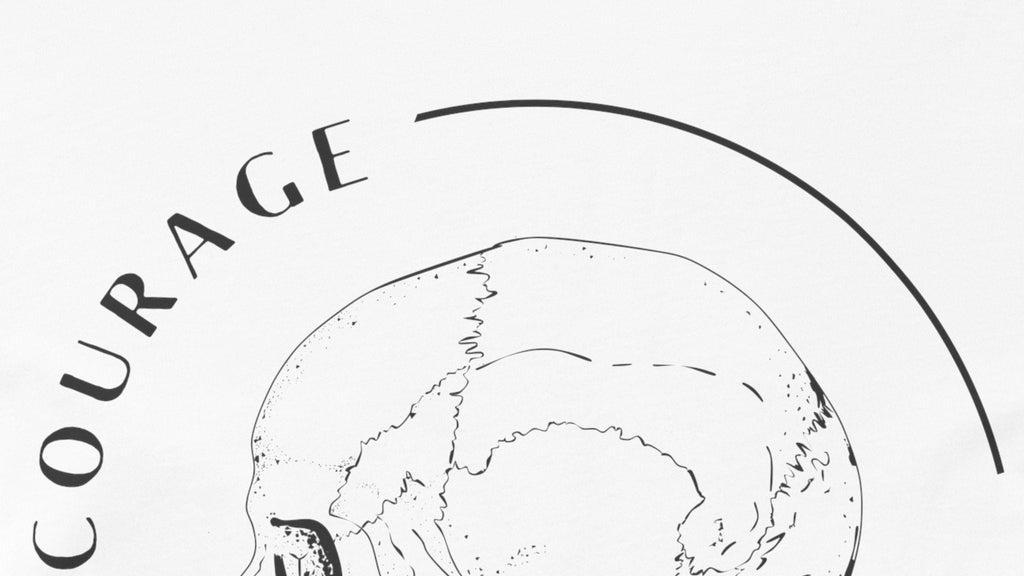 the humble courage classic white tee