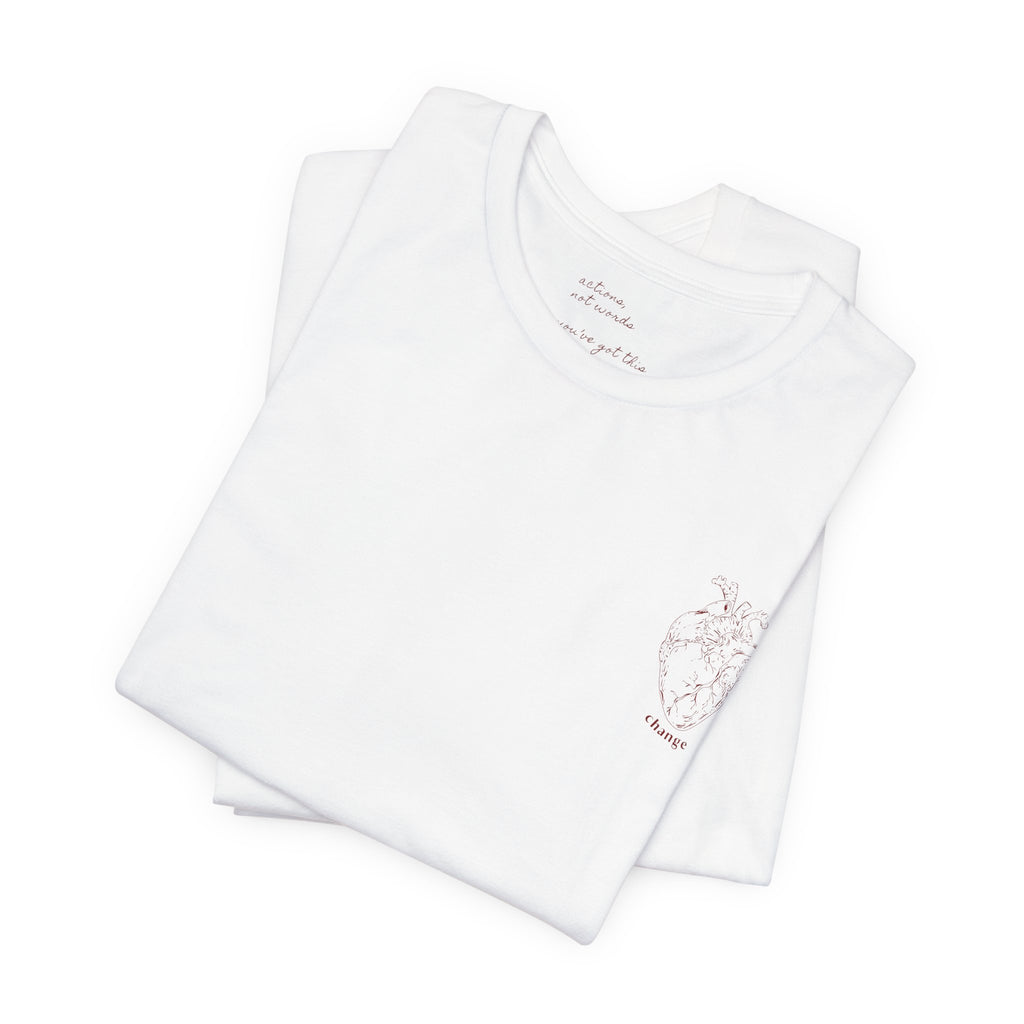 the humble change classic white tee