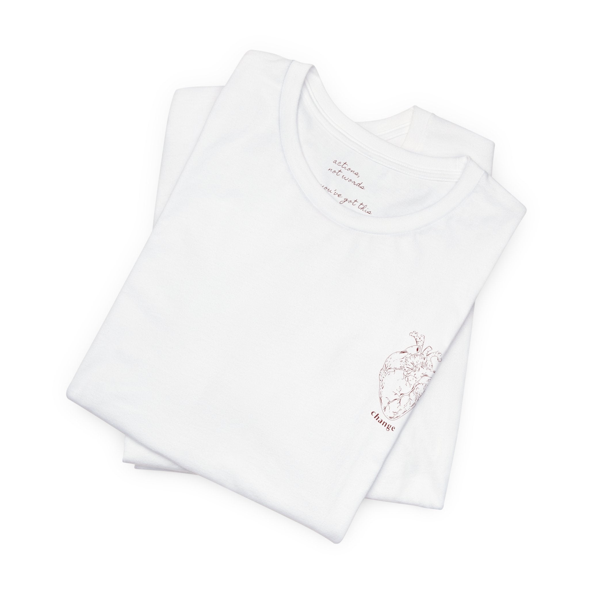 the humble change classic white tee