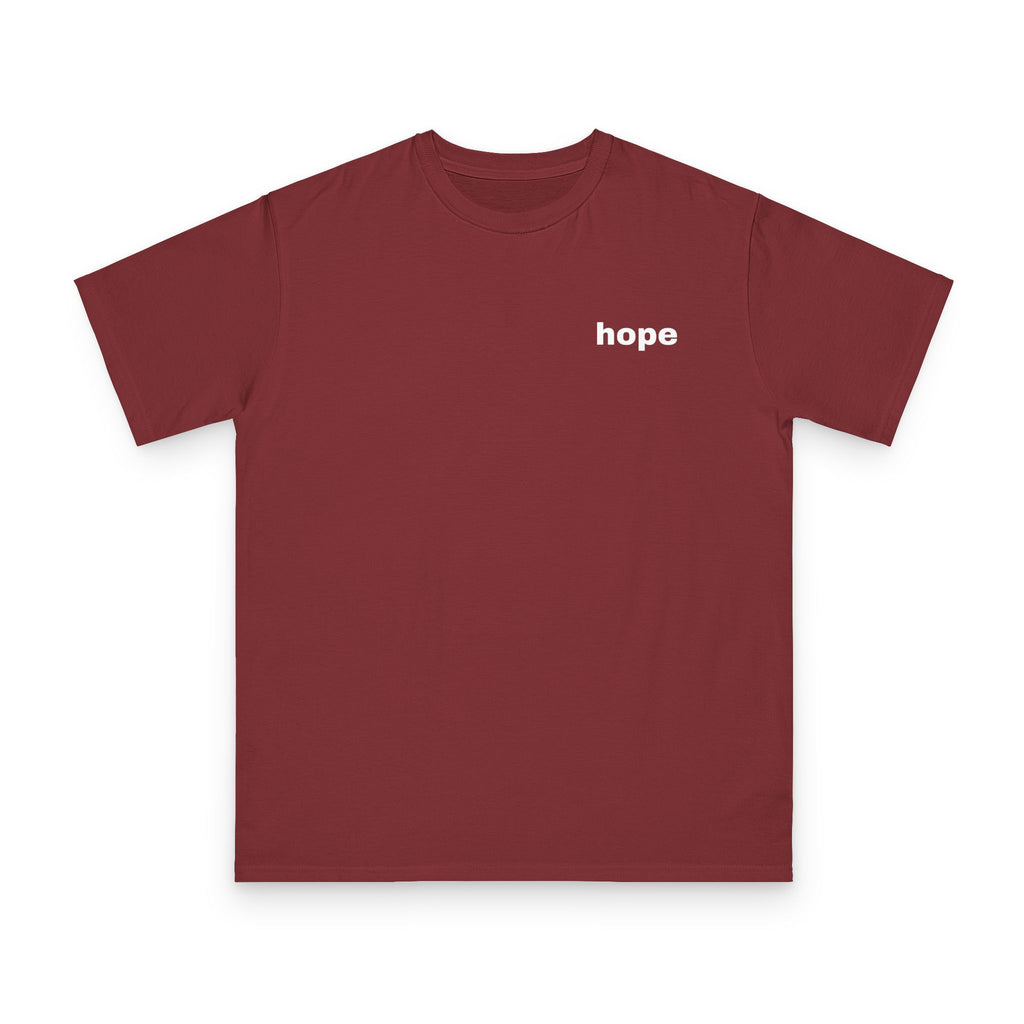 reach for hope, organic cotton
