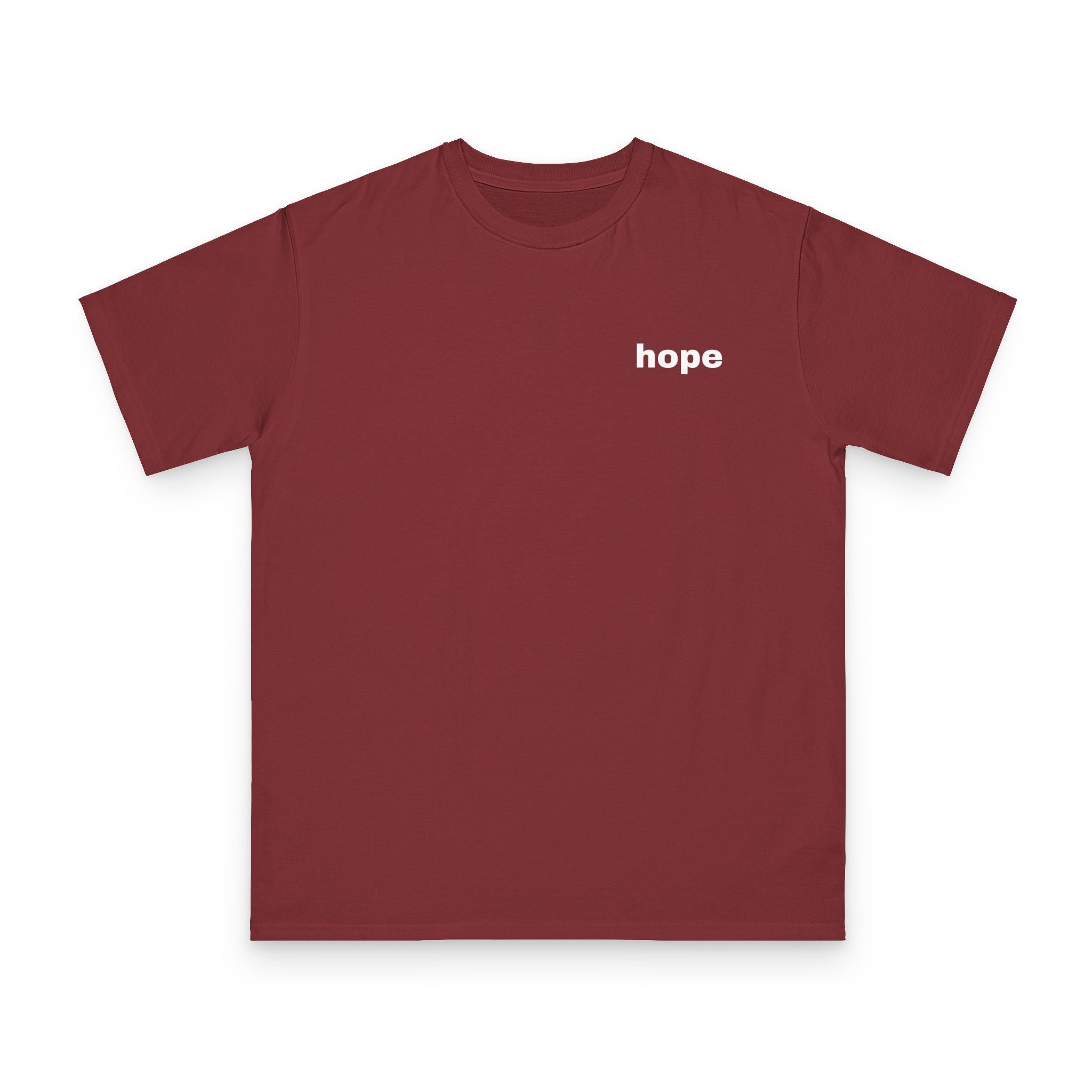 reach for hope, organic cotton