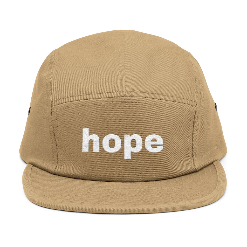 the hope embroidered 5-panel cap