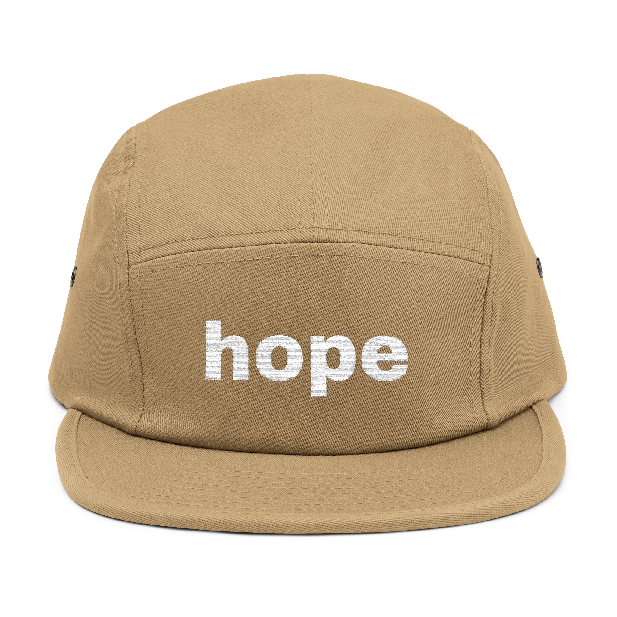the hope embroidered 5-panel cap