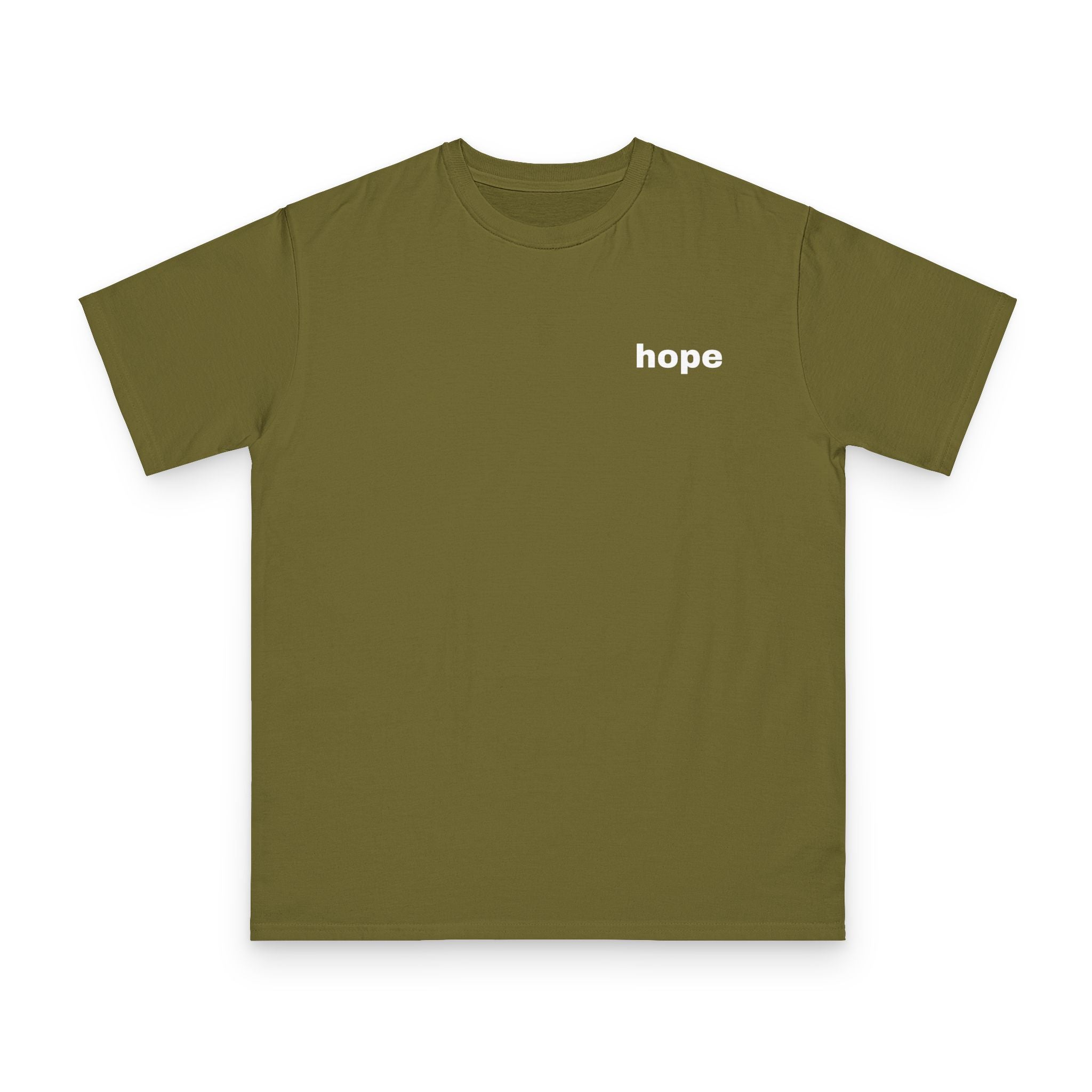 reach for hope, organic cotton
