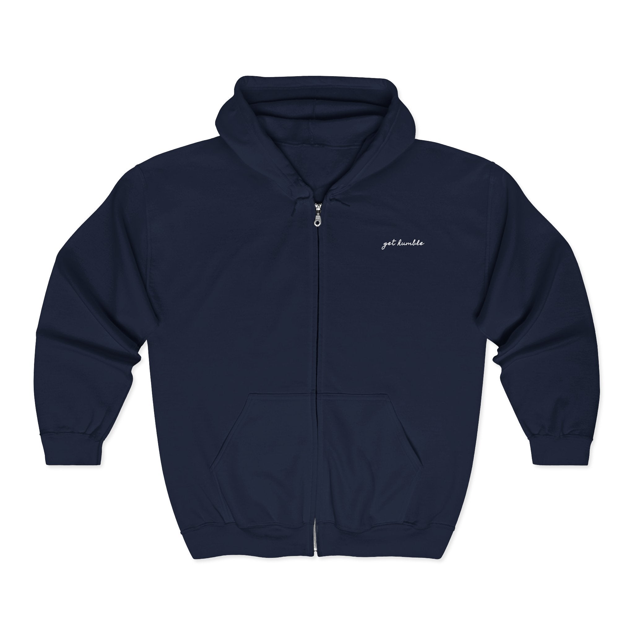 the get humble zip-up hoodie
