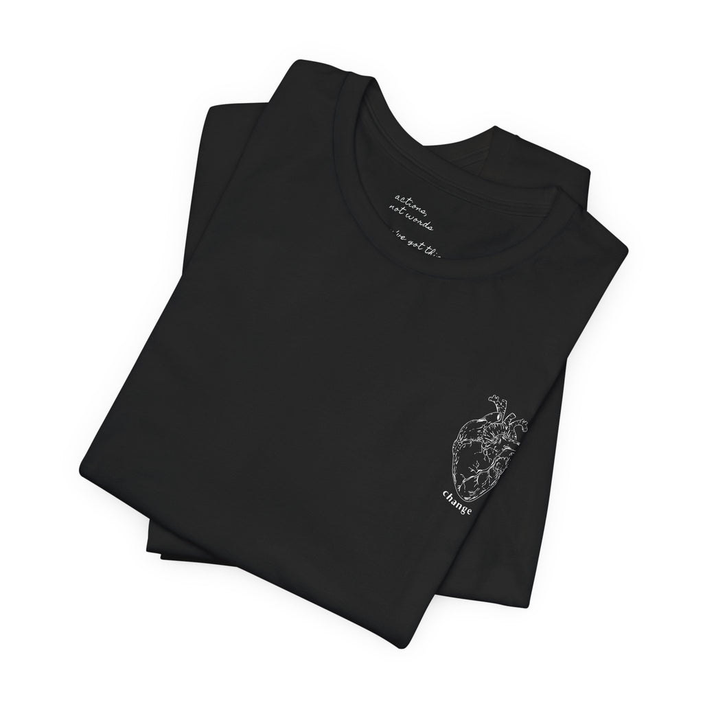 the humble change classic black tee