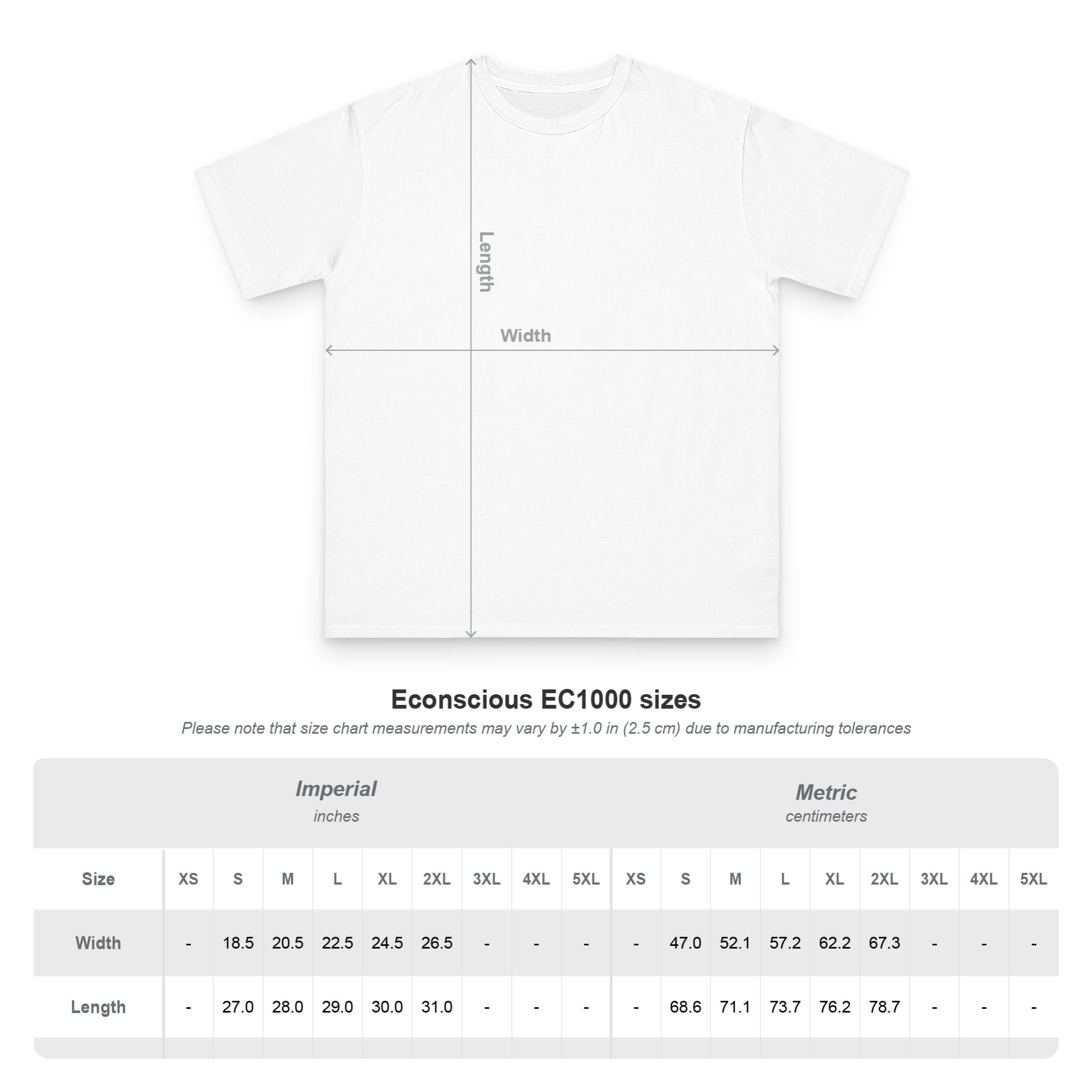 the company motto organic tee