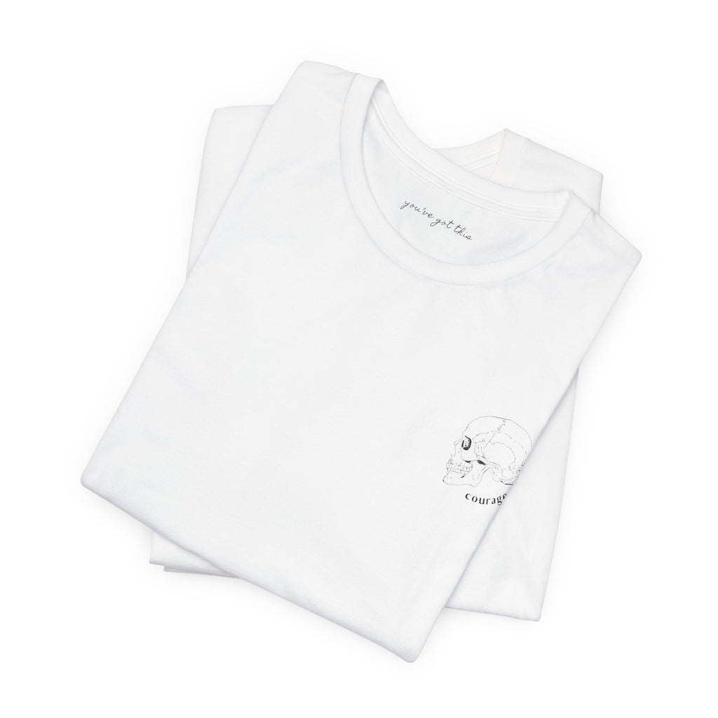 the humble courage classic white tee