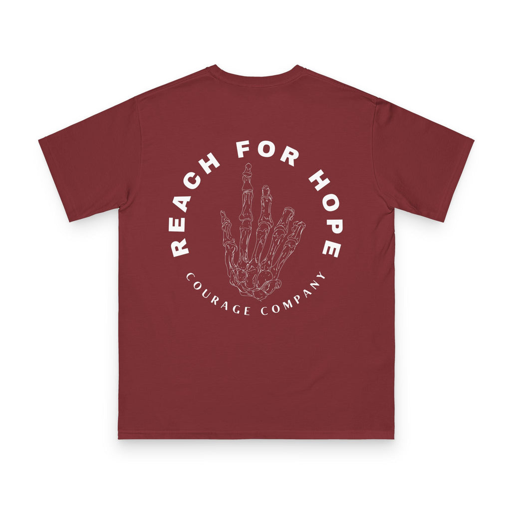 reach for hope, organic cotton