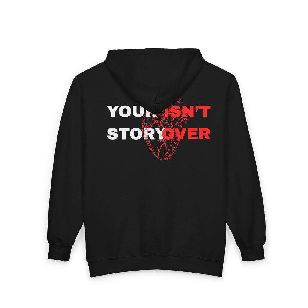 the company motto zip-up hoodie