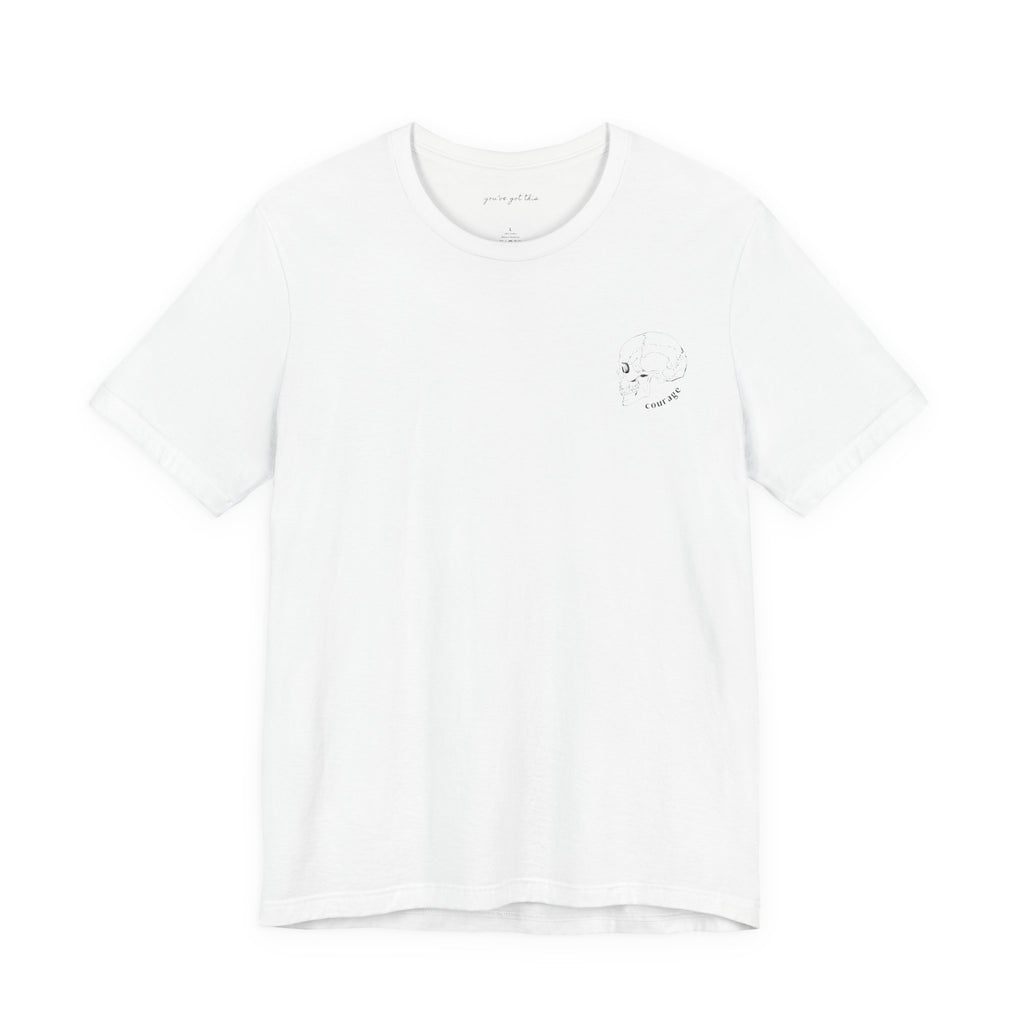 the humble courage classic white tee