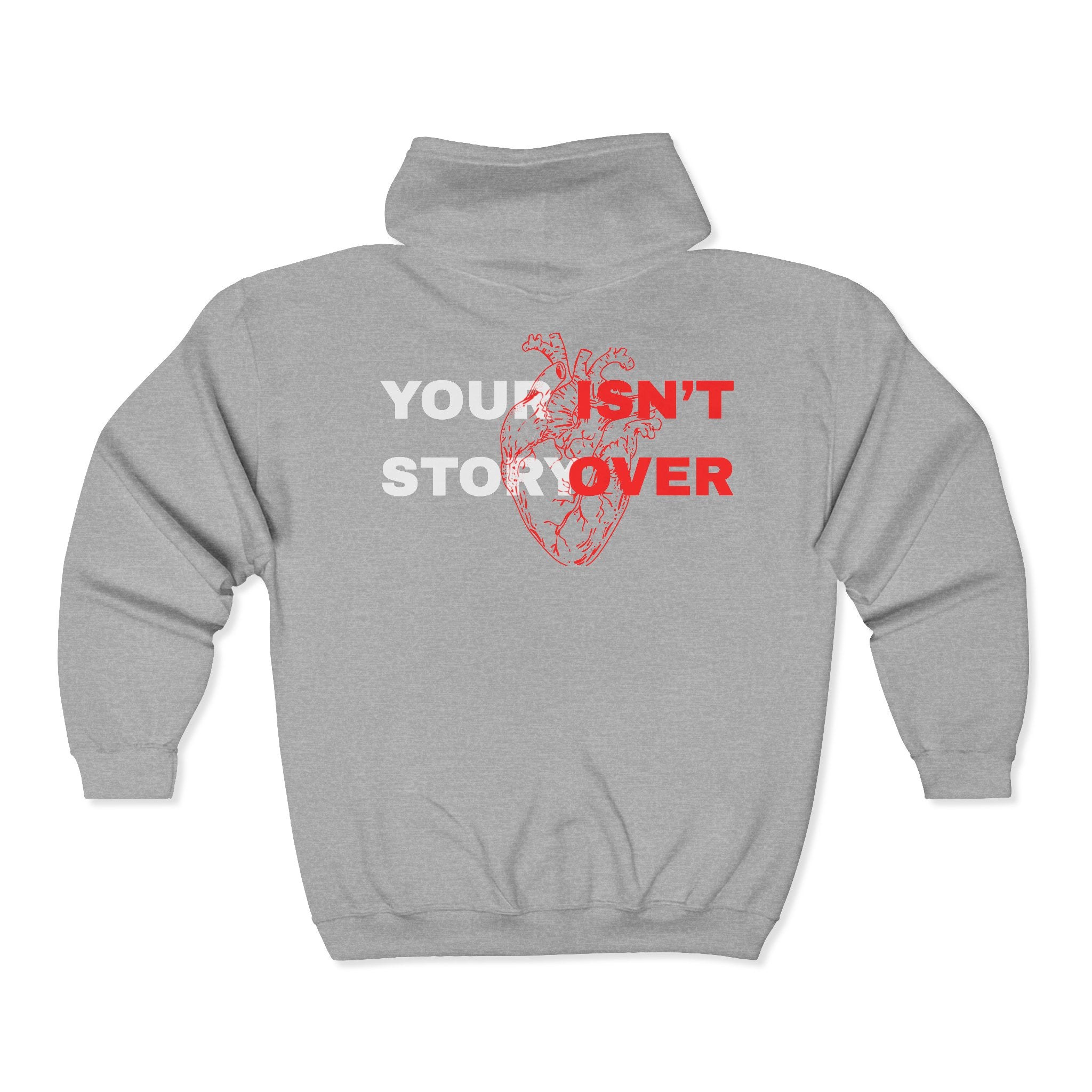 the company motto zip-up hoodie
