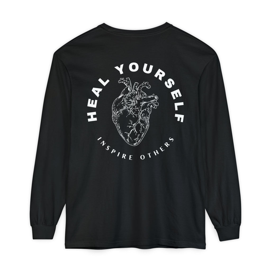 the heal yourself long sleeve tee