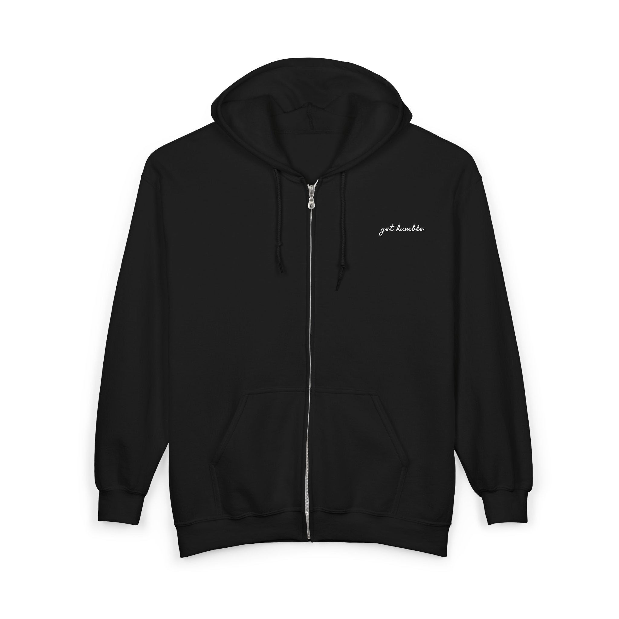 the get humble zip-up hoodie