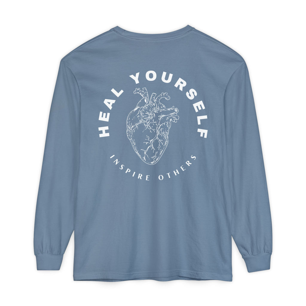 the heal yourself long sleeve tee