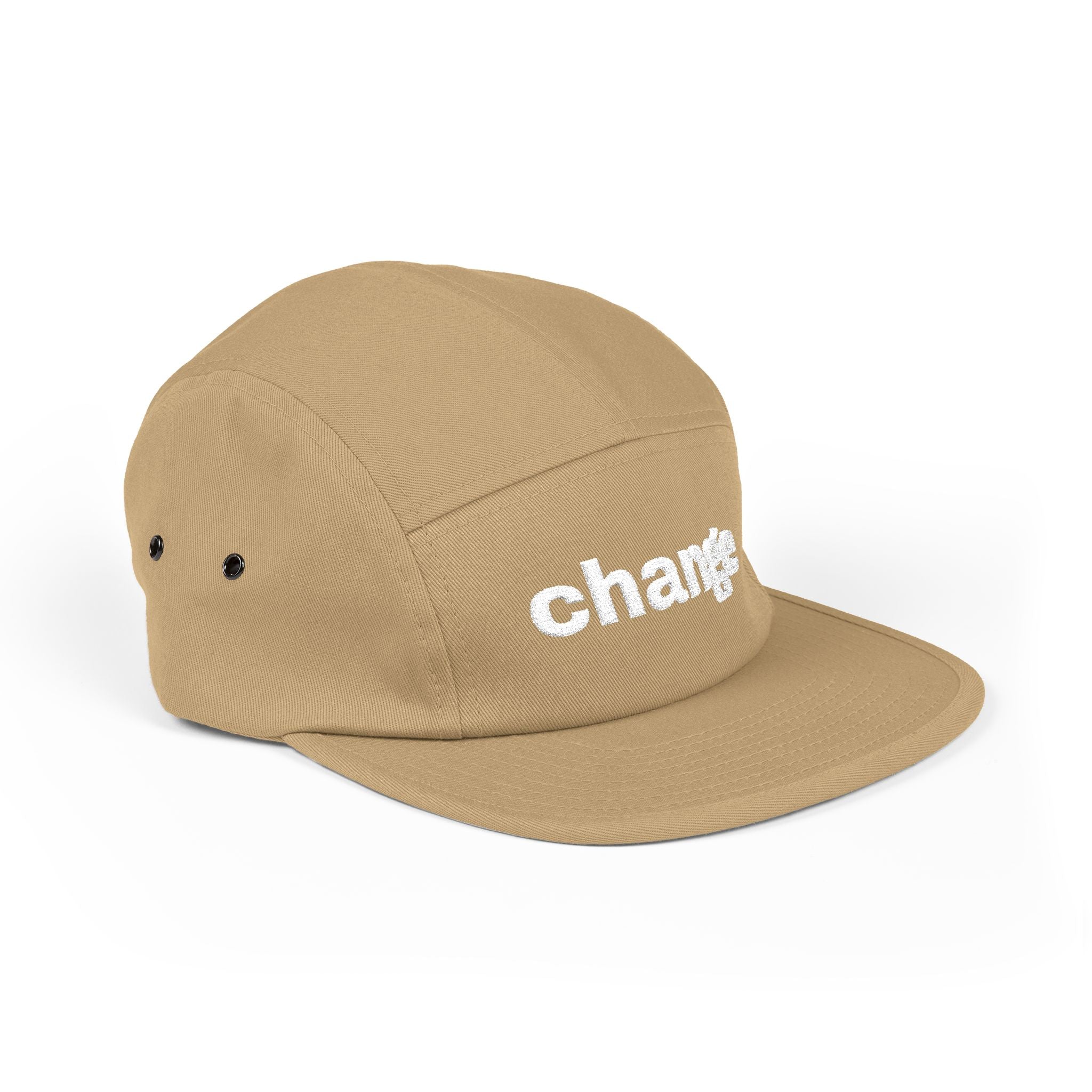 the change embroidered 5-panel cap