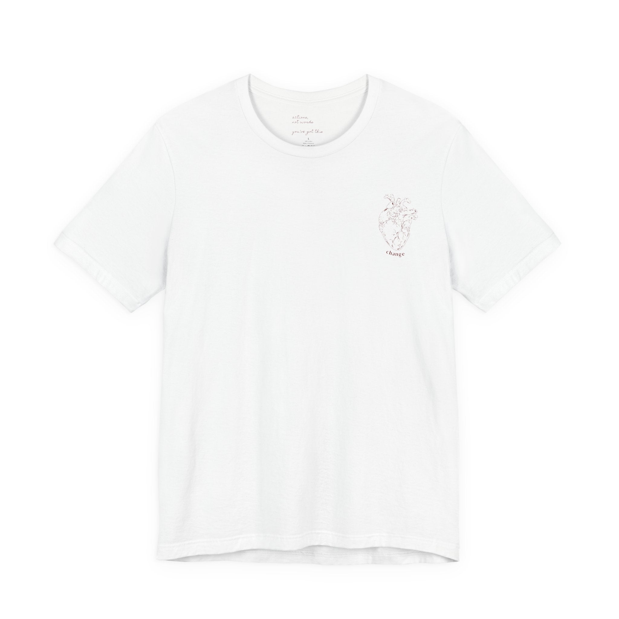 the humble change classic white tee