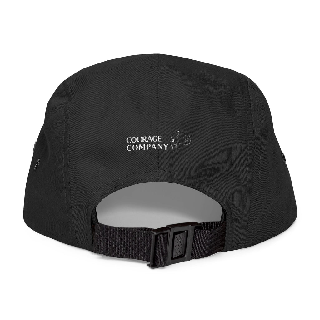 the courage embroidered 5-panel cap