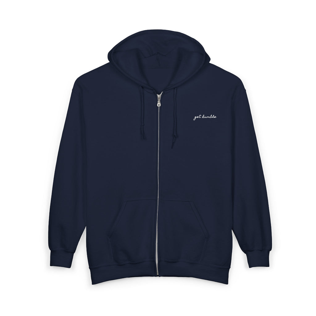 the get humble zip-up hoodie