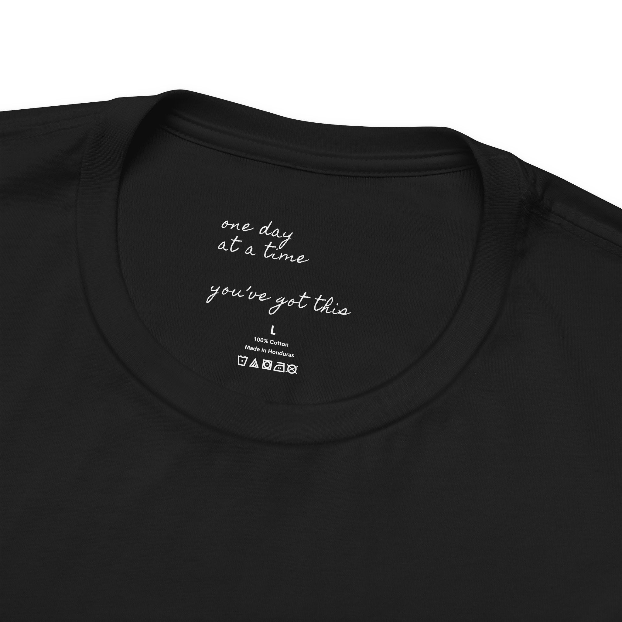 the sober living classic black tee