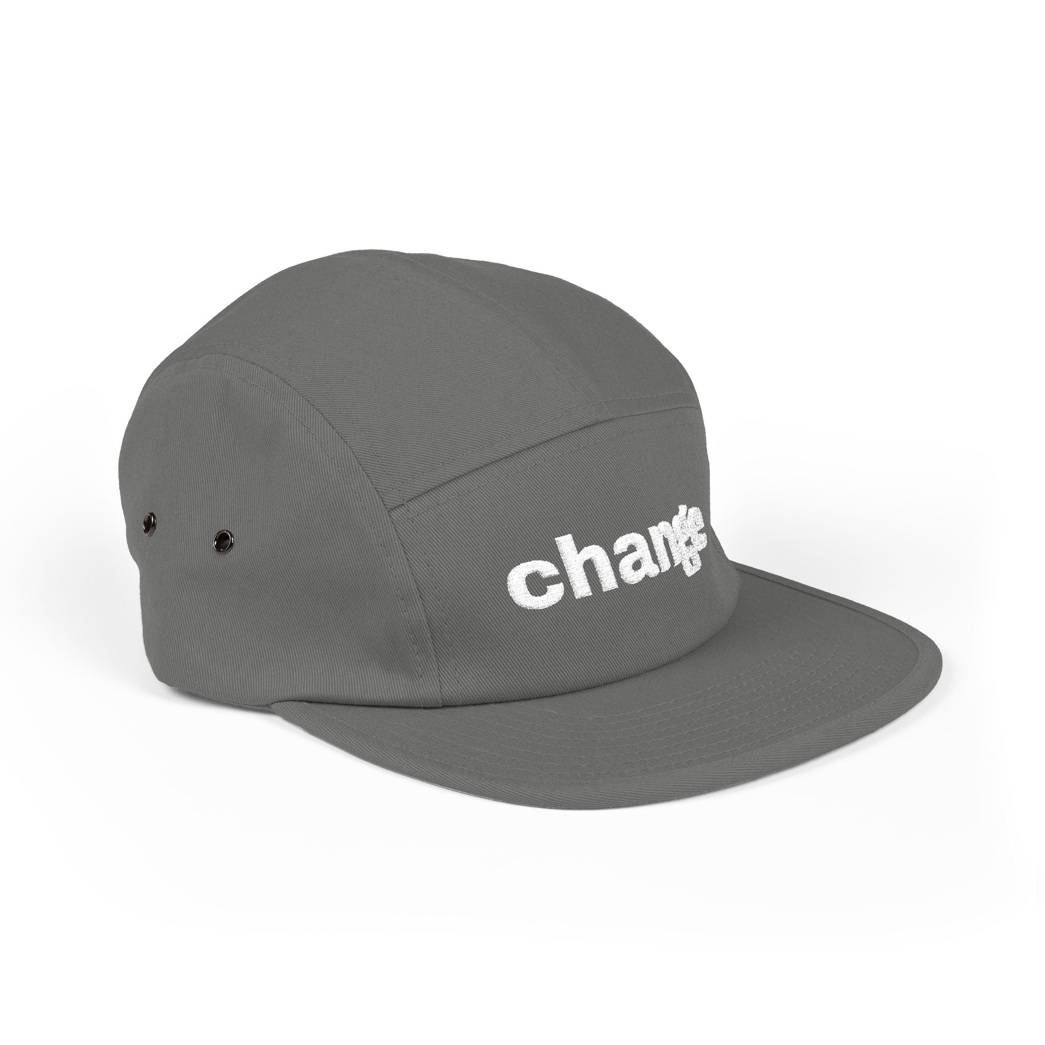 the change embroidered 5-panel cap